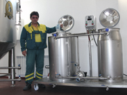 MS 01 mobile station for cleaning and disinfection Microbrewery 01